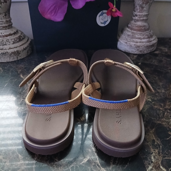 Rothy's Golden Sun T-Strap Sandals Size 10 for Women - Picture 6 of 11